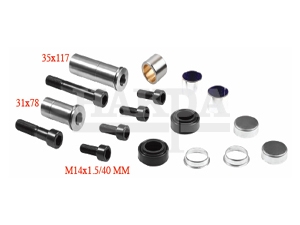 MCK1254-MERITOR-FREN KALİPER TOZ LASTİK VE PERNO TAKIMI